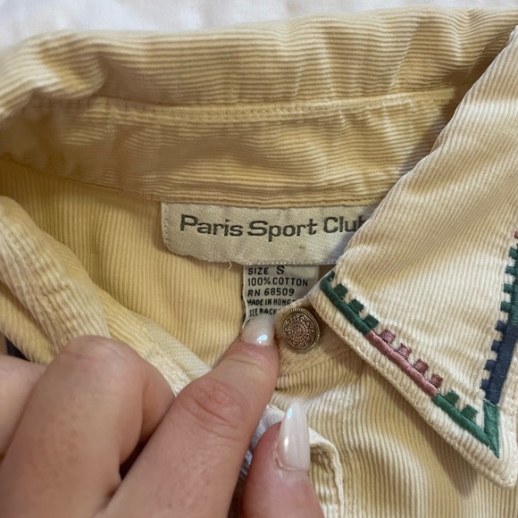 Paris Sports Club Button Up - Picture 4 of 4